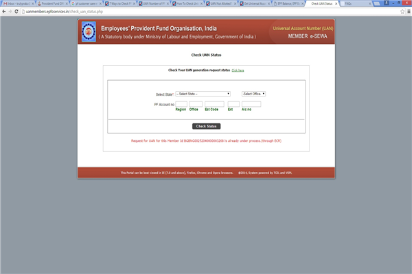 Provident Fund Office Phone Number Customer Care Service